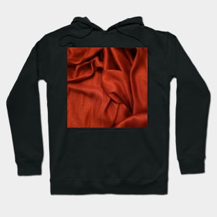 Scarlet scrunched fabric Hoodie